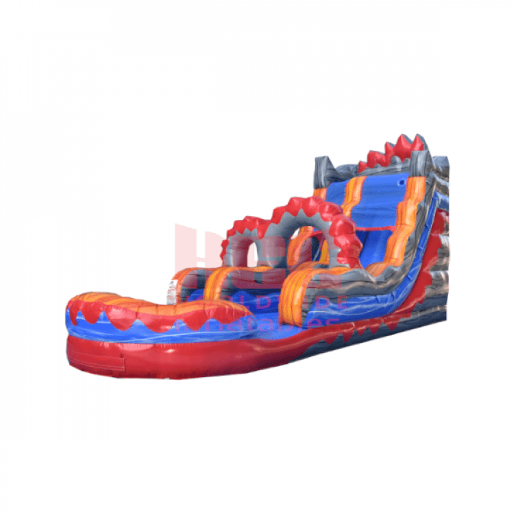 Lava Surge Single Lane Water Slide w/Pool