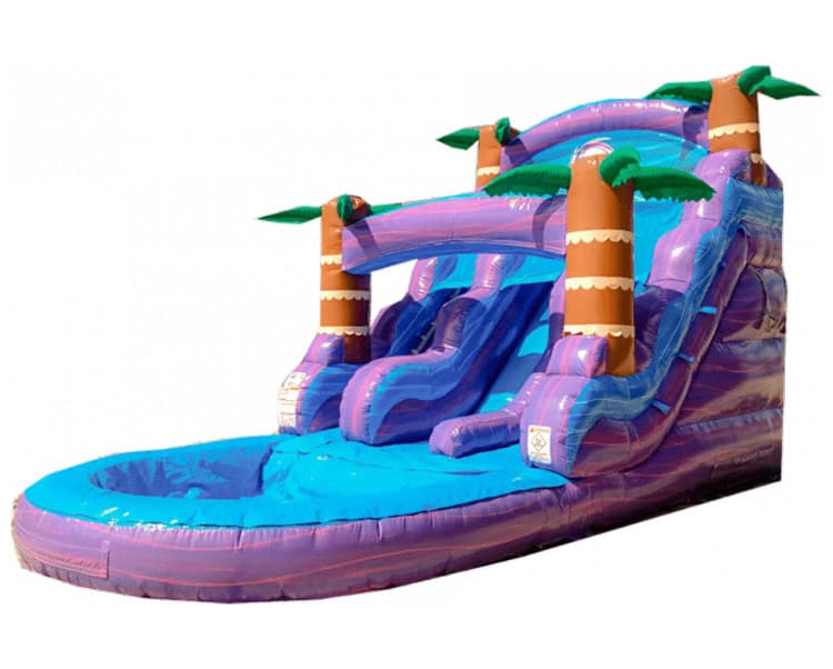 Dual Lane Purple Hurricane Madness Slide
